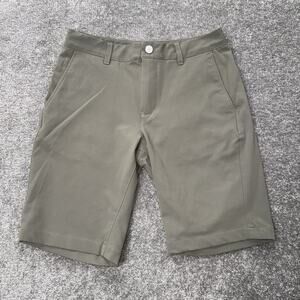 Bonobos Golf Shorts 30x10 Olive Green Men’s Performance Stretch Chino Active Fit